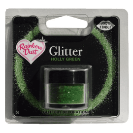 rd edible glitter - holly green